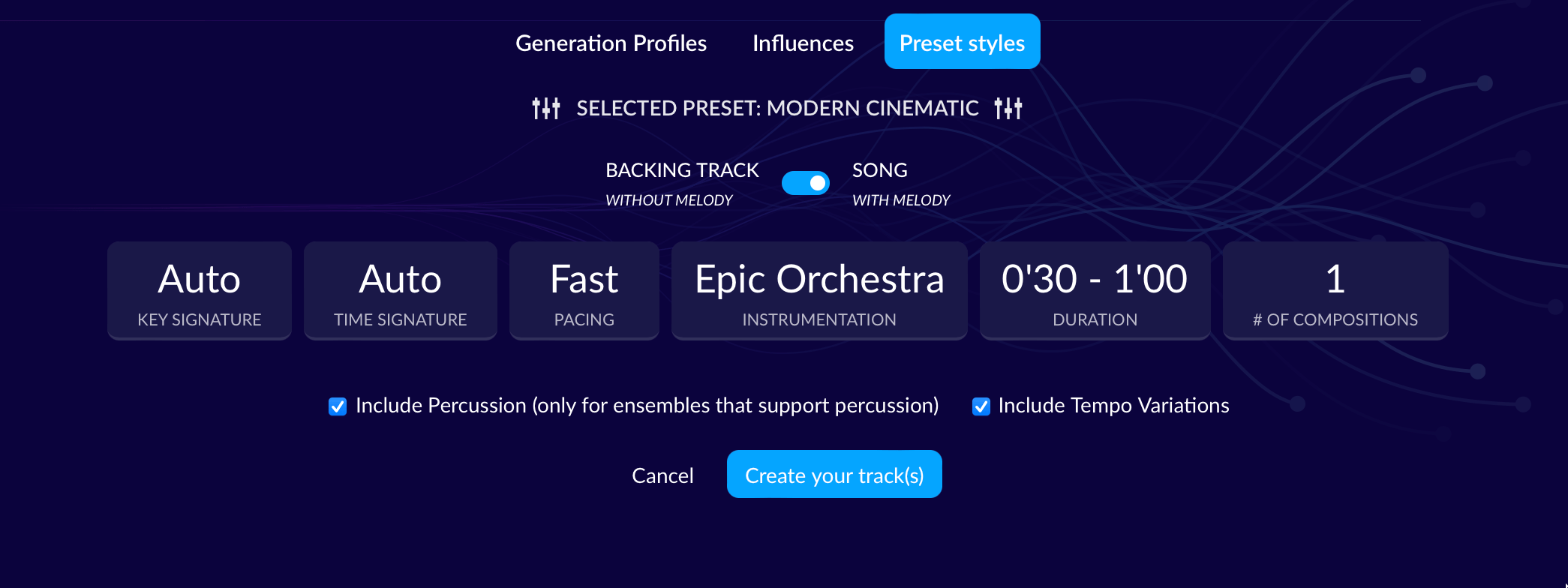 Song generation